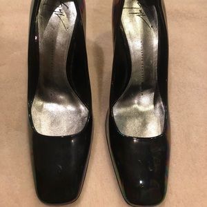 Giuseppe Zanotti Patent Hologram Heels.
